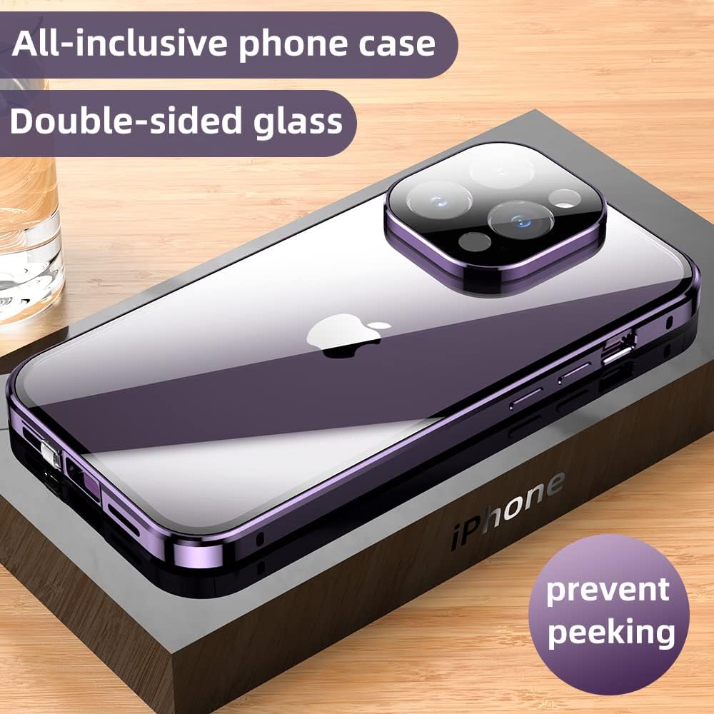 iPhone Magnetic Double Sided Privacy Protection Case