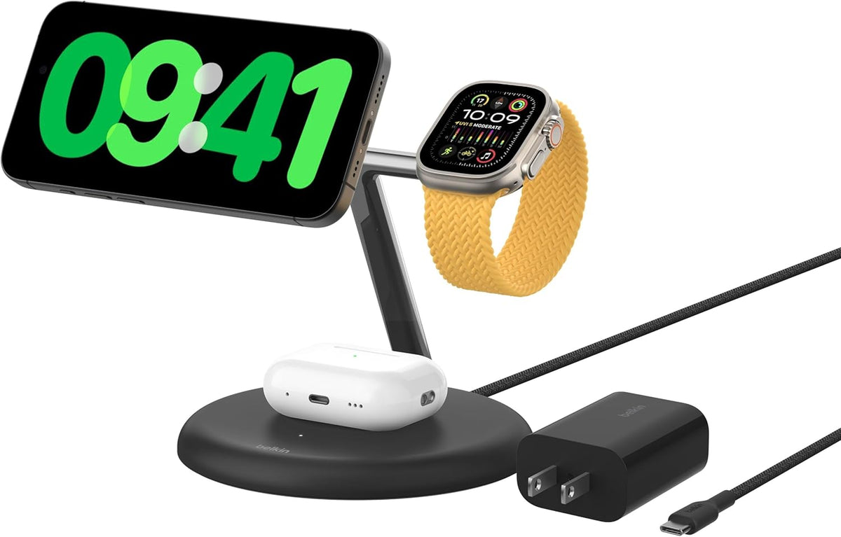 3-in-1 Wireless Charger Compatible With Magsafe