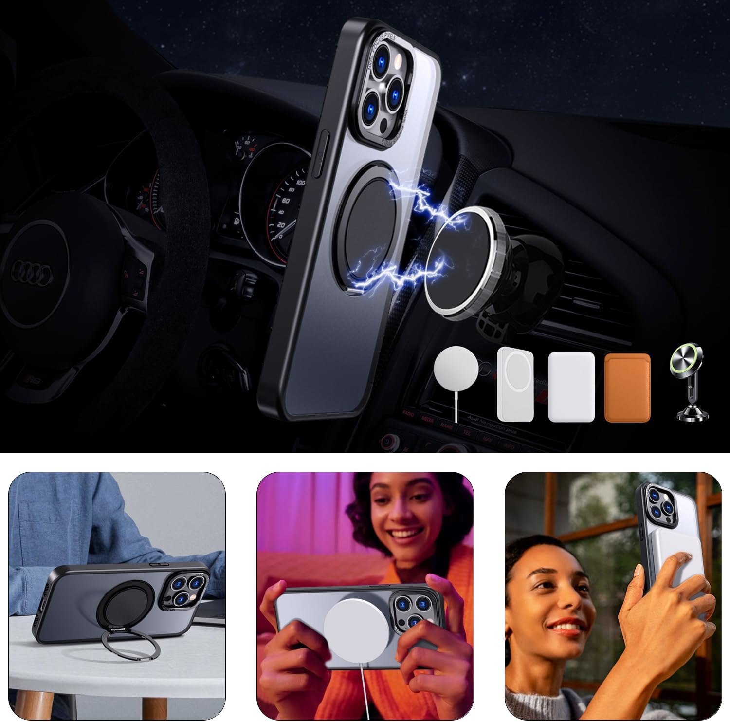 Magnetic Phone Case for iPhone