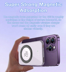 Magnetic Wireless Power Bank 5000mAh With 22.5W PD Fast Chagring
