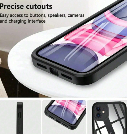 Transparent Dual Side Protection Phone Case