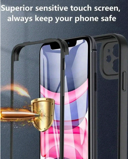 Transparent Dual Side Protection Phone Case